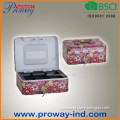 full flower print money safe box for promotion